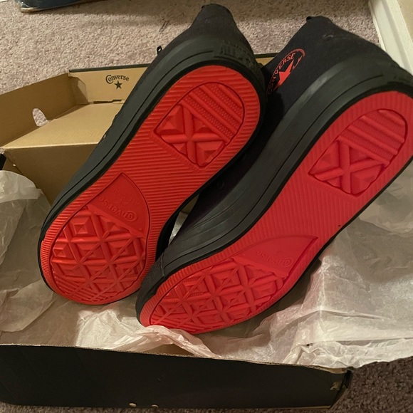 Black and orange Converse Allstar - Picture 8 of 10